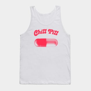 Chill Pill  /// Retro Aesthetic Design Tank Top